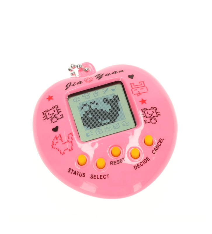 Tamagotchi Jajko 168w1 - Gra Elektroniczna dla Dzieci - różowe