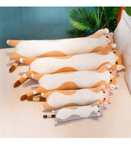 50 cm - Długi kotek pluszowa maskotka -  szary