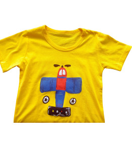 Komplet dla chłopca samolot, dres, koszulka + spodenki roz. 110